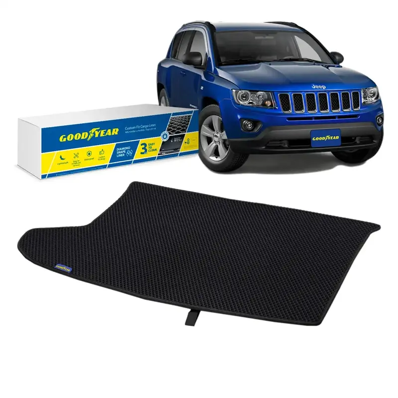 Goodyear Gy004669 Custom-Fit Cargo Mat – Diamond-Weave Technology All-Weather Liner 1