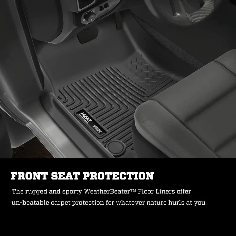 Husky Liners Weatherbeater Second-Row Floor Mat – Compatible With Ram 2500/3500 1