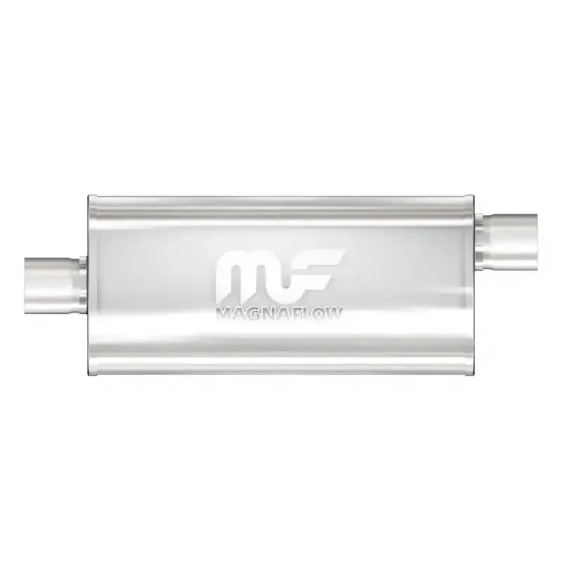 Magnaflow Stainless Steel Muffler – 24" X 5" X 8", 2.5" Inlet/Outlet 1
