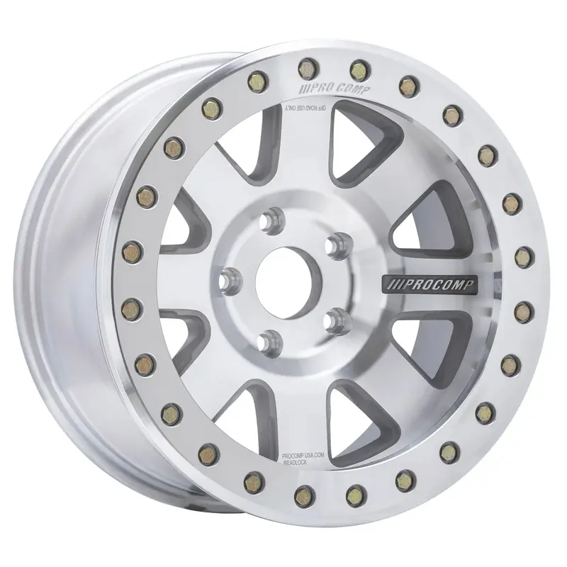 Pro Comp Trilogy Race Series Wheel – 17×9, Machined Face, 75-Series (Model 1175-797347) 1