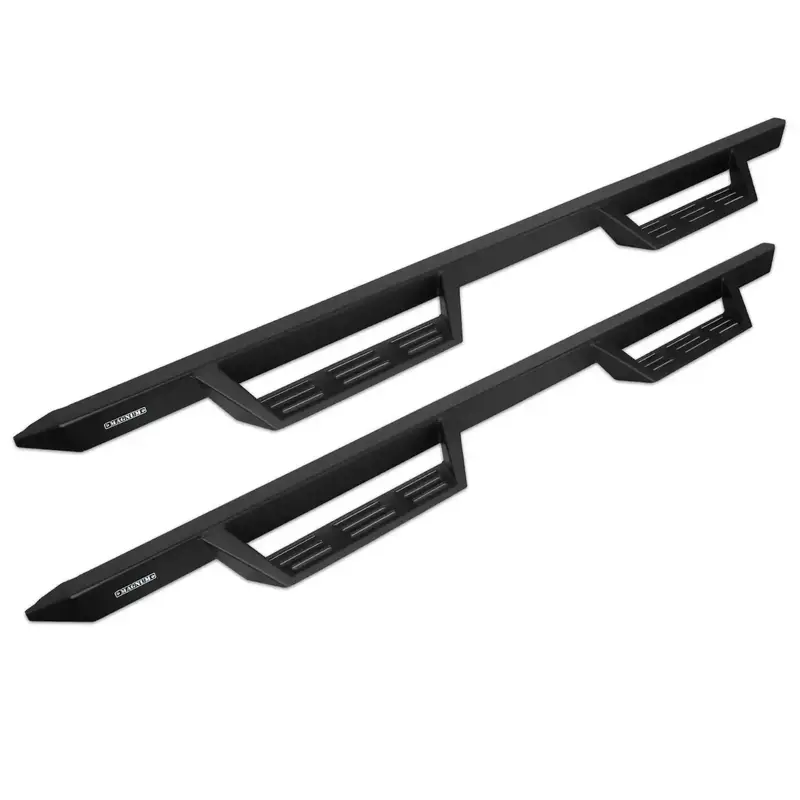Raptor Series Gts16Ch Magnum Rt Gen 2 Drop Steps – Textured Black Alloy Steel, Fits 2007–2019 Chevy Silverado & Gmc Sierra Hd Crew Cabs 1