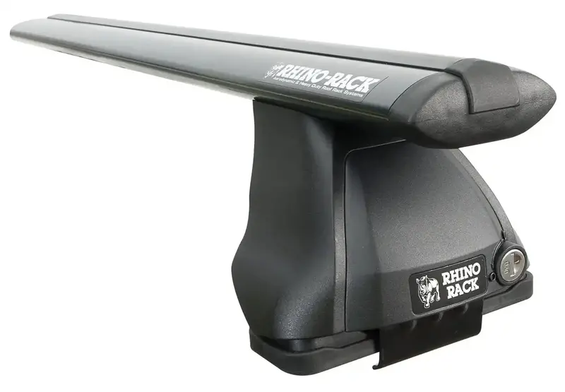 Rhino-Rack Vortex 2500 Black Roof Rack – Dual Crossbar Setup With Low-Profile Design 1