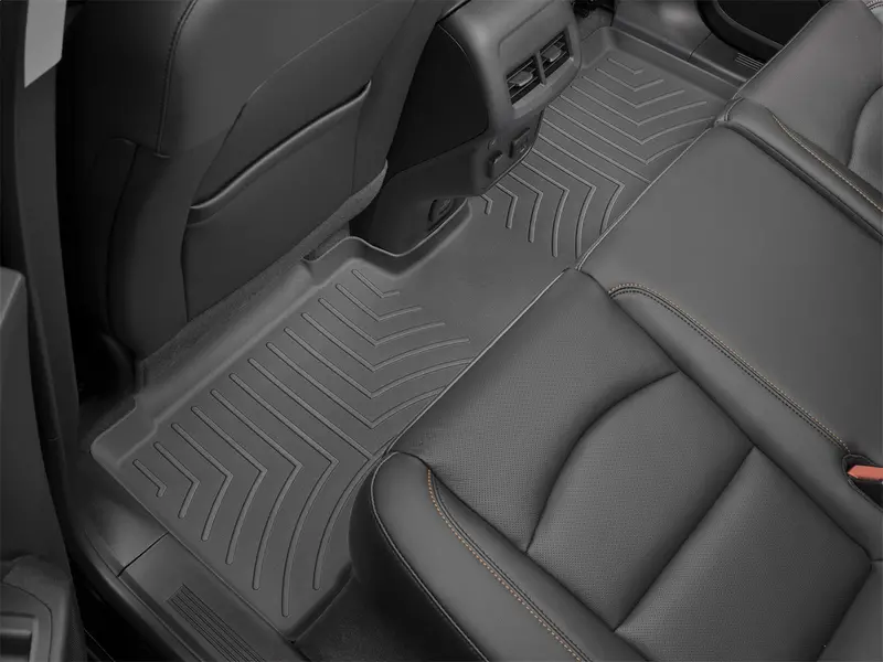 Weathertech Digitalfit Floorliner – Rear Seat, Black, 2-Piece Set (Model 4417112) 1